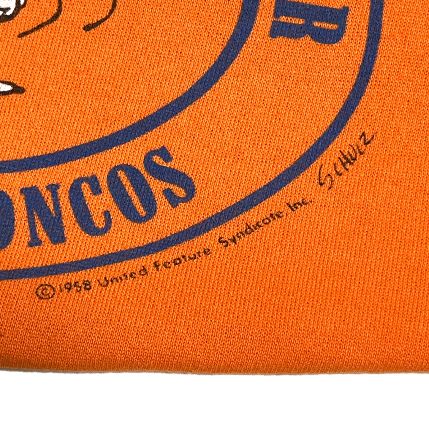 80's〜 Unknown Snoopy Sweat "Denver Broncos" Size (L-XL)位