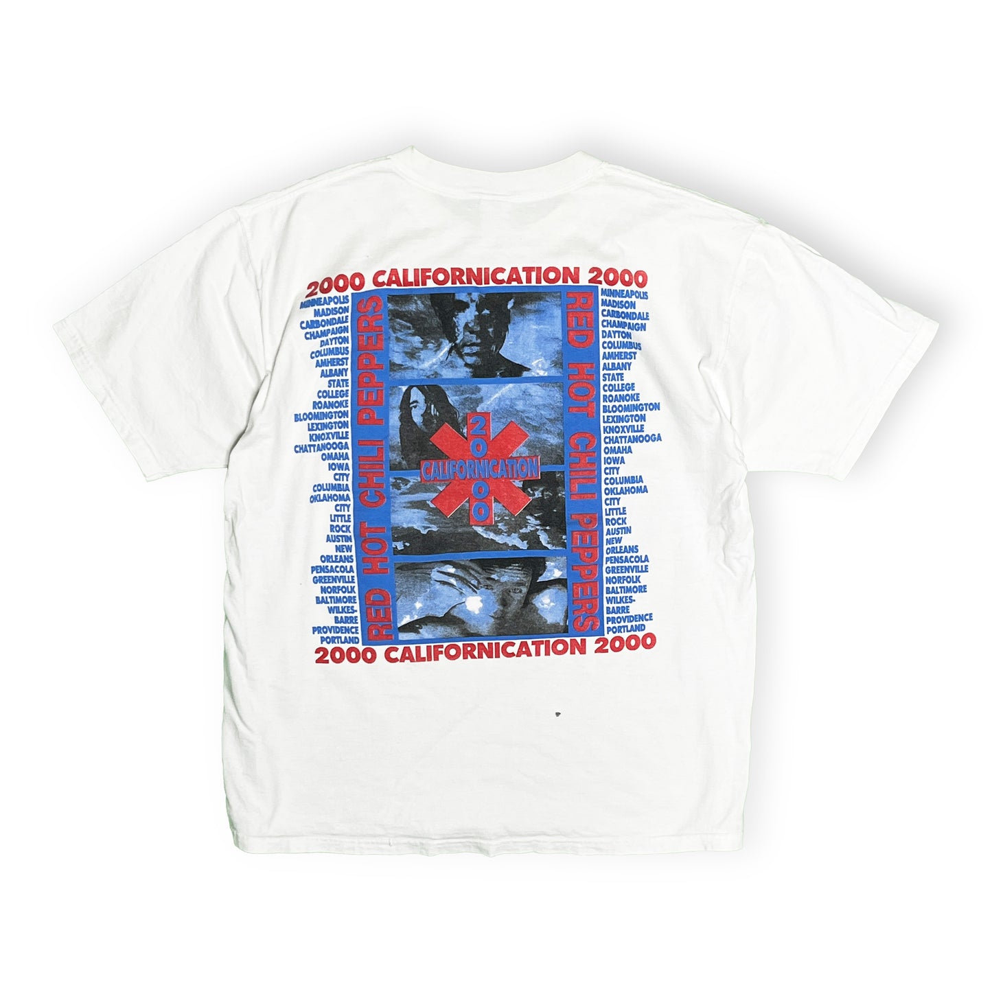 00's FRUIT OF THE LOOM Red Hot Chili Peppers "Californication" T Size (XL)