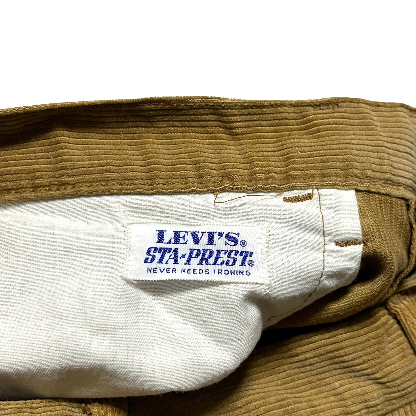 70's Levi's STA-PREST Big-E コーズ Size (W34.5 L30)位