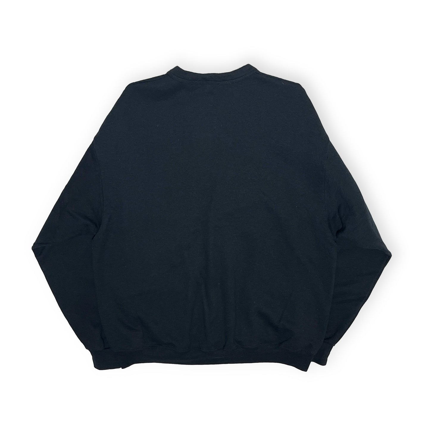 00s JERZEES Sweat Cardigan ブラック L/XL 背面 Vネック