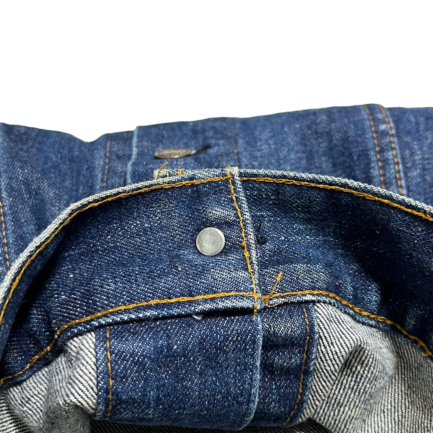 70s Levi's 70505 ®️タブ Denim JKT 50 ビッグサイズ ディテール 2 ジーン素材 ボタン タグ