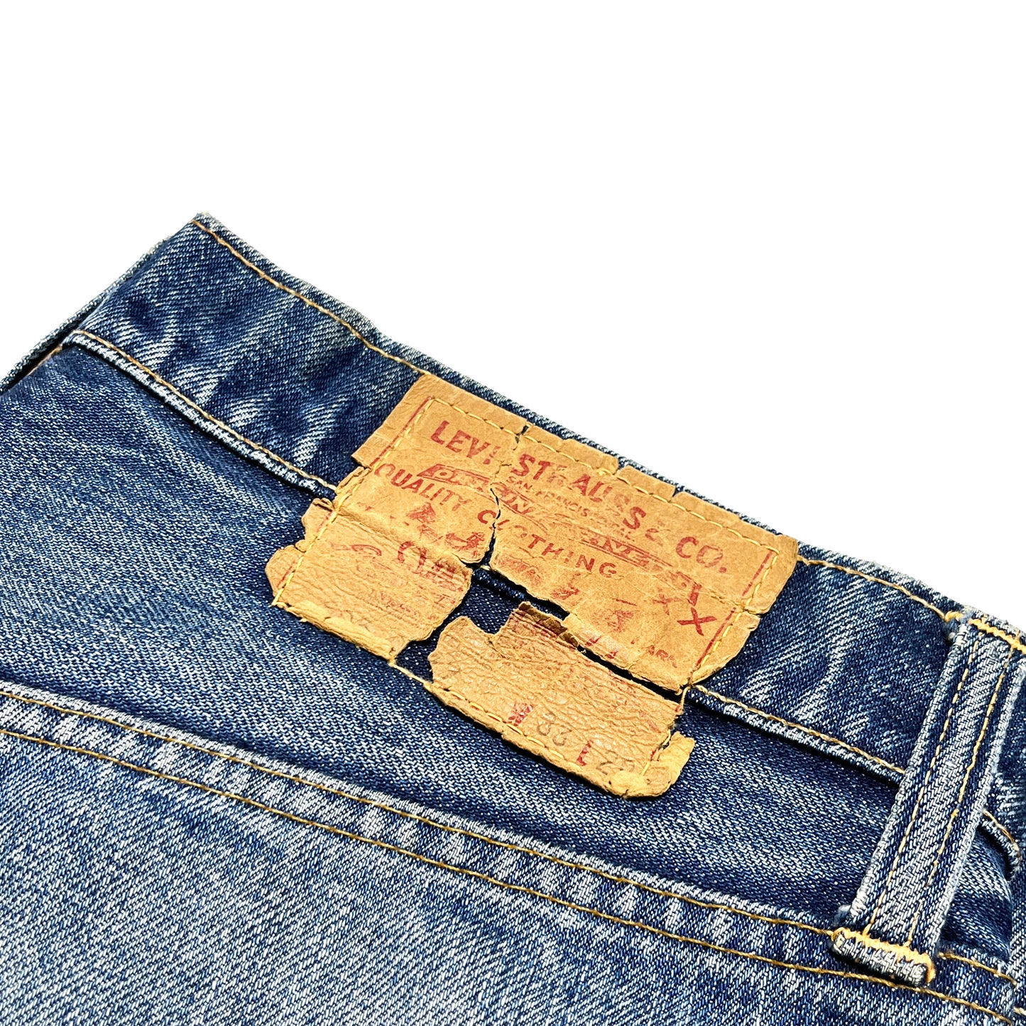60's〜 Levi's 505 Big-E Denim PT 耳付き 極上雰囲気 Size (W33 L28.5)位