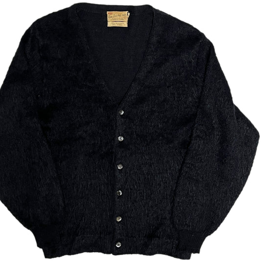 60's〜 Black Mohair Cardigan Size (L) スペシャル！