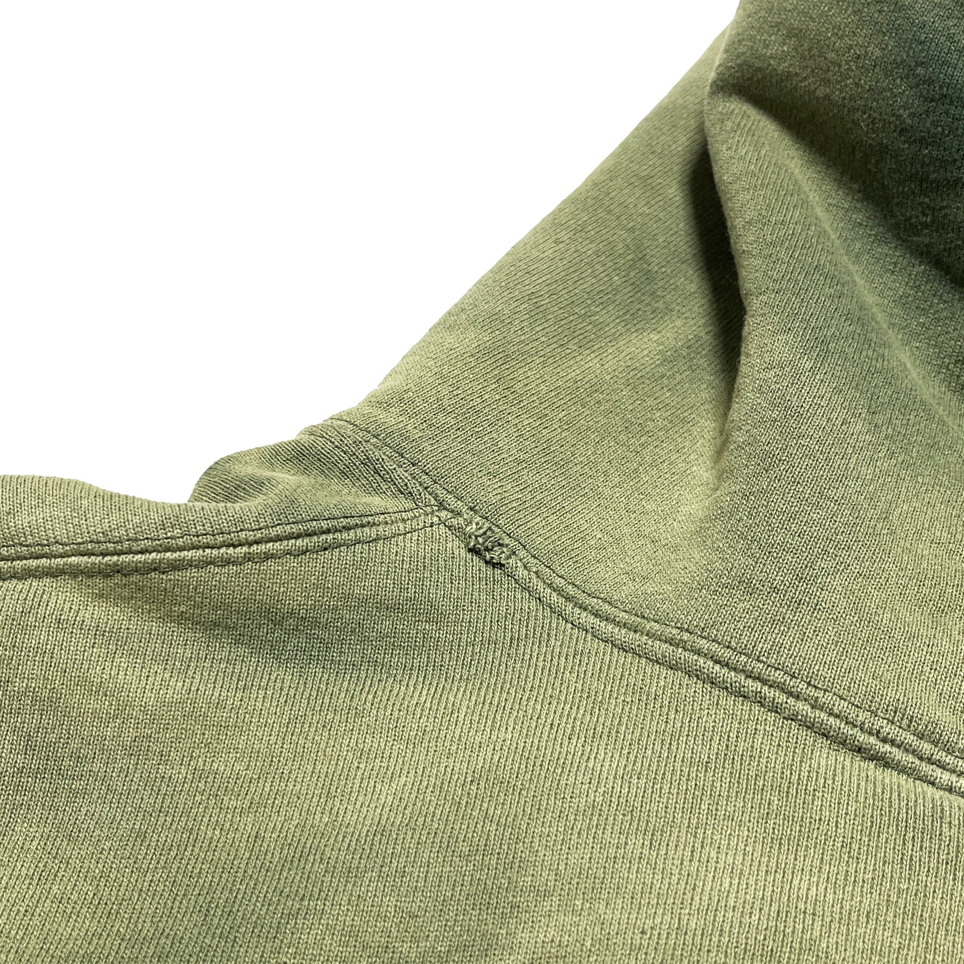 90s Champion Zip Parka 極上雰囲気 XL ディテール 2 素材の織り目 縫い目