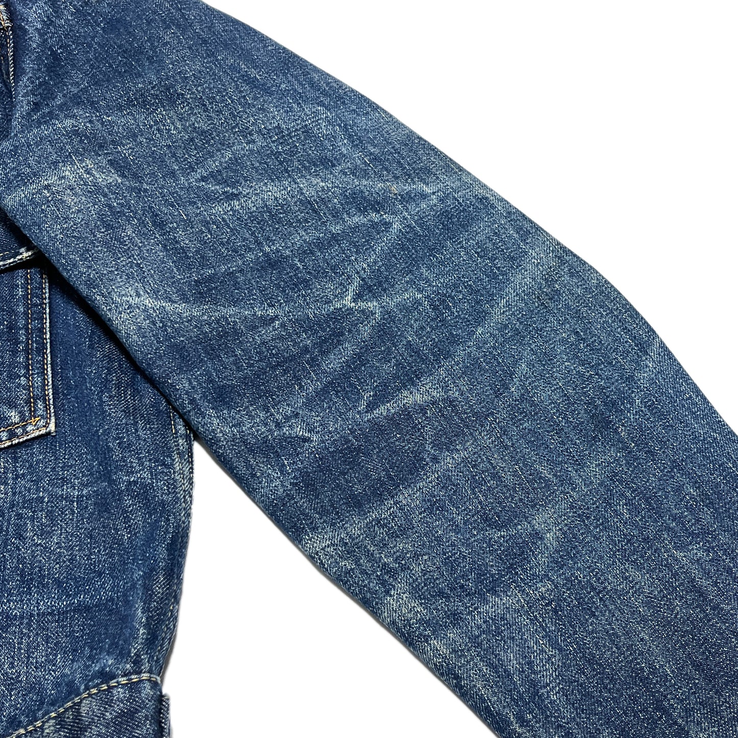 50's Levi's 507XX Denim JKT 片面赤タブ ハギ付き 極上色落ち Size (44-46)位