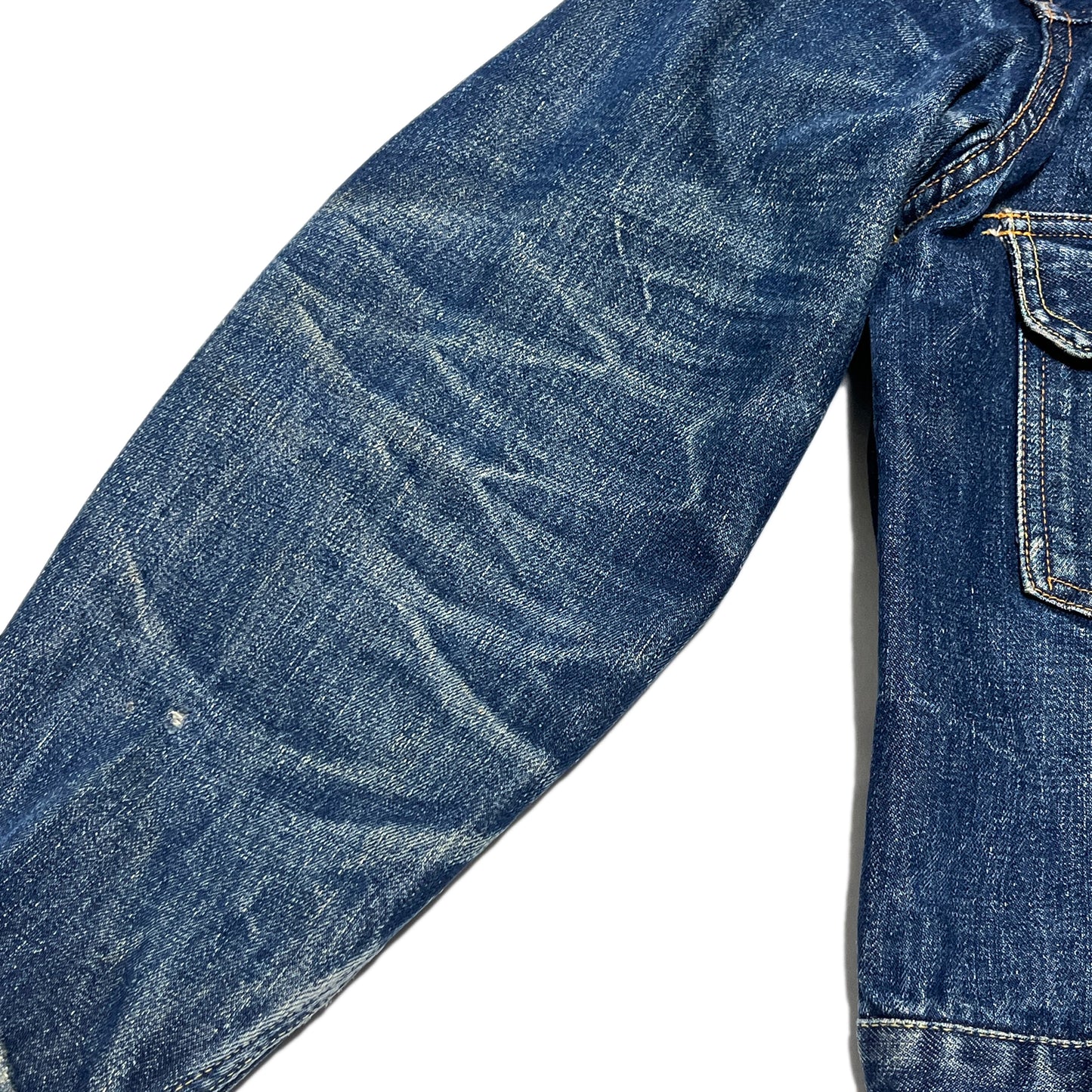 50's Levi's 507XX Denim JKT 片面赤タブ ハギ付き 極上色落ち Size (44-46)位
