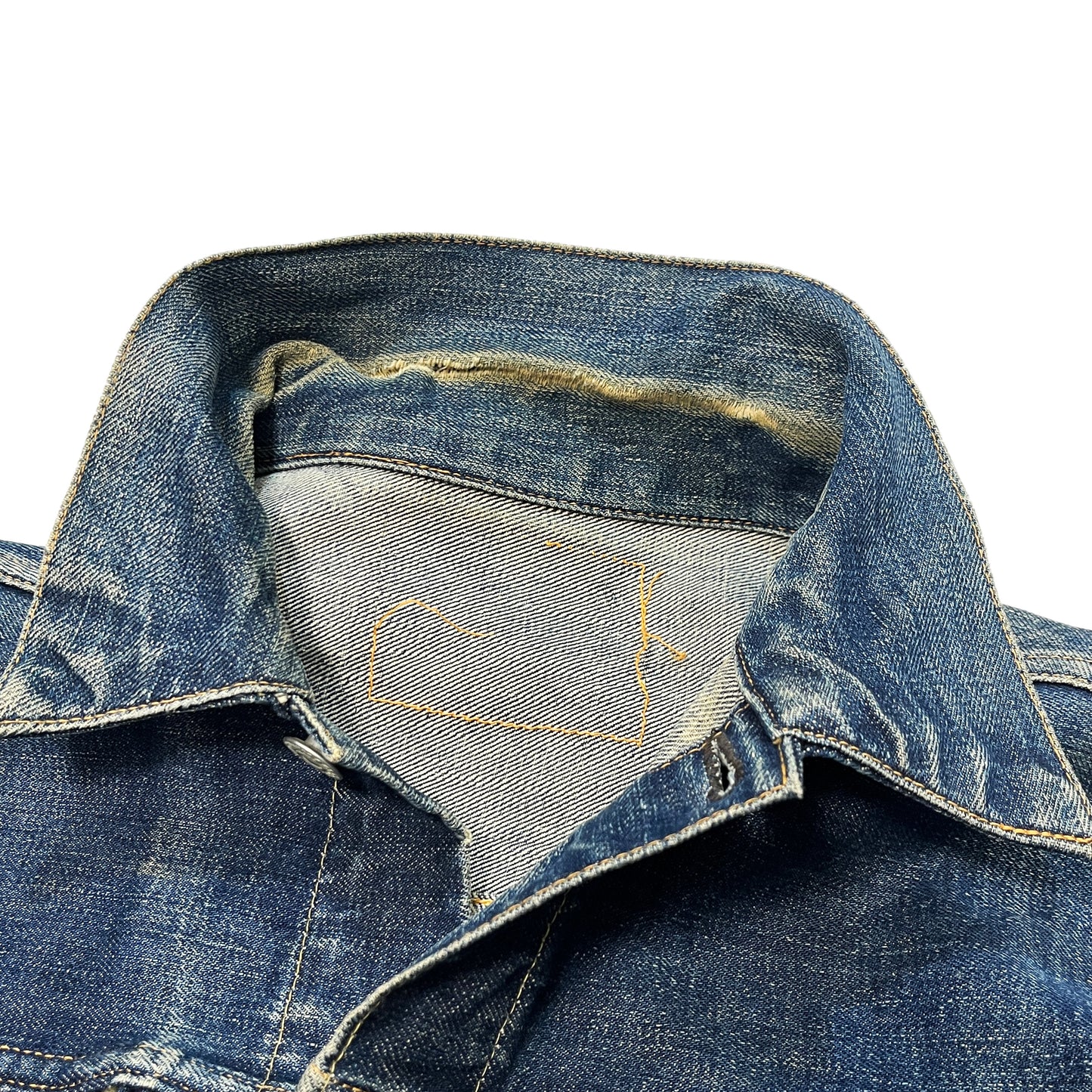 50's Levi's 507XX Denim JKT 片面赤タブ ハギ付き 極上色落ち Size (44-46)位