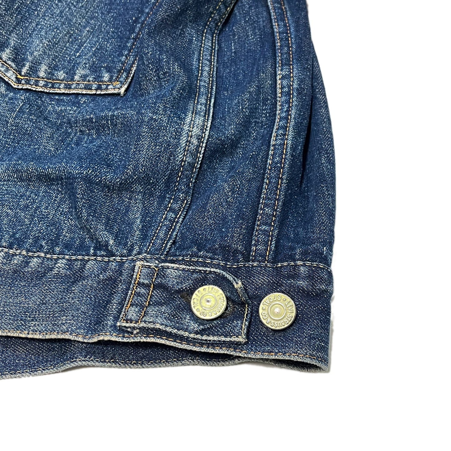 50's Levi's 507XX Denim JKT 片面赤タブ ハギ付き 極上色落ち Size (44-46)位