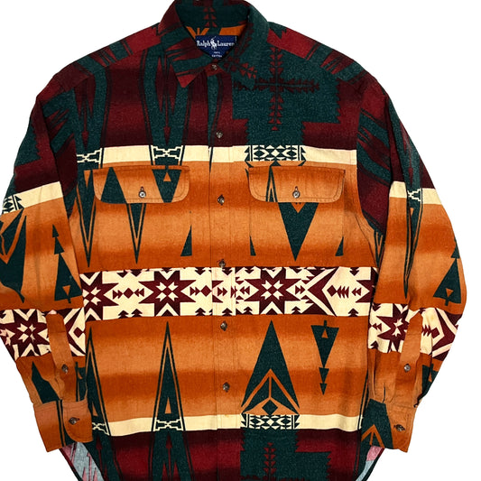 Ralph Lauren Native Pattern L/S SH Size (M)