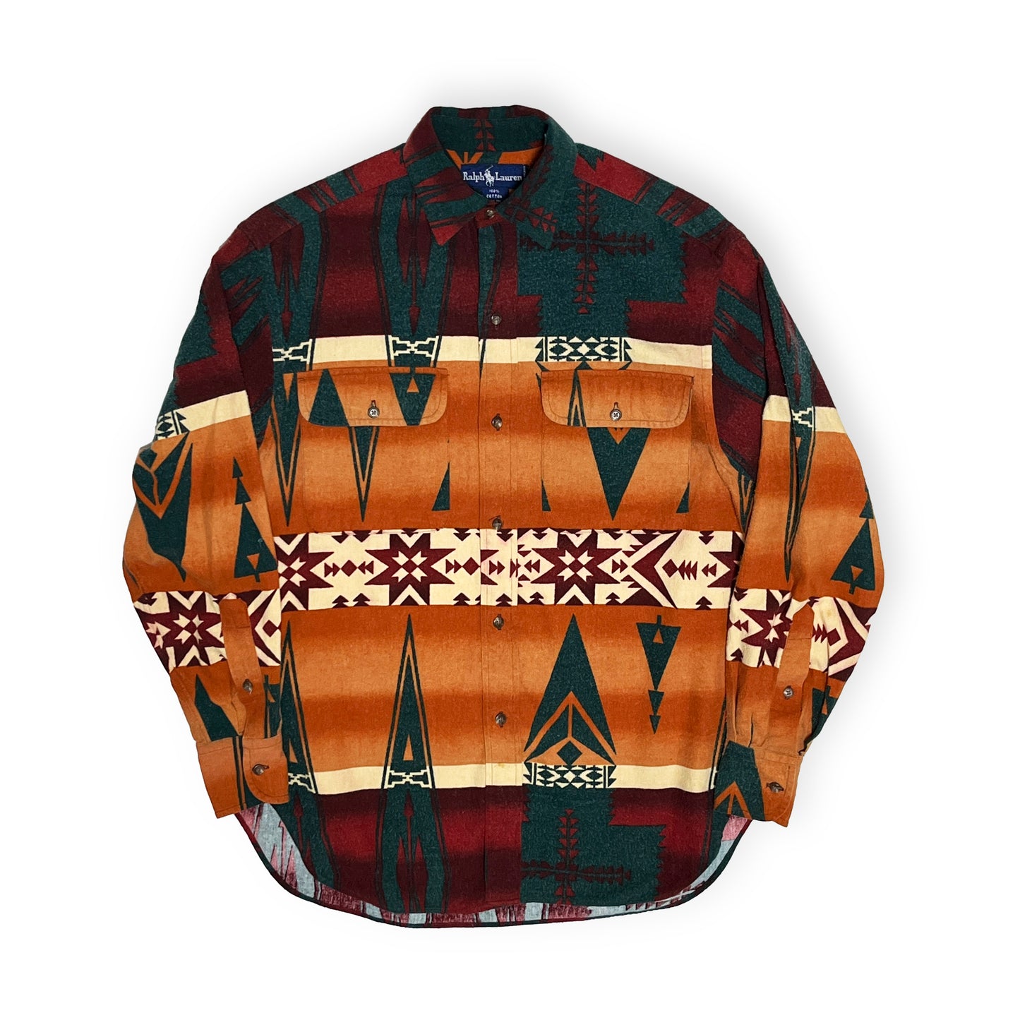 Ralph Lauren Native Pattern L/S SH Size (M)