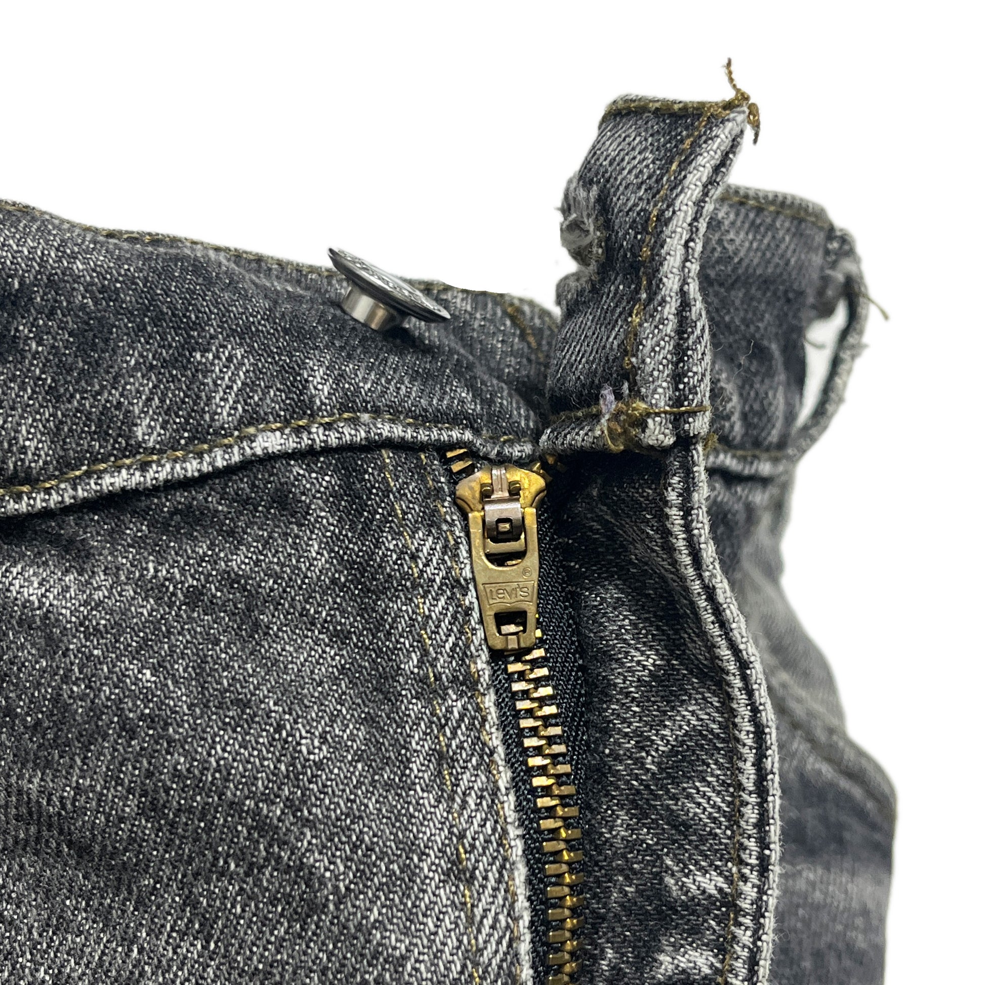 90s Levi's 505 Black Denim PT 極上色落ち W36 L32 サイズ表記 1 サイズW36L32 洗濯表示