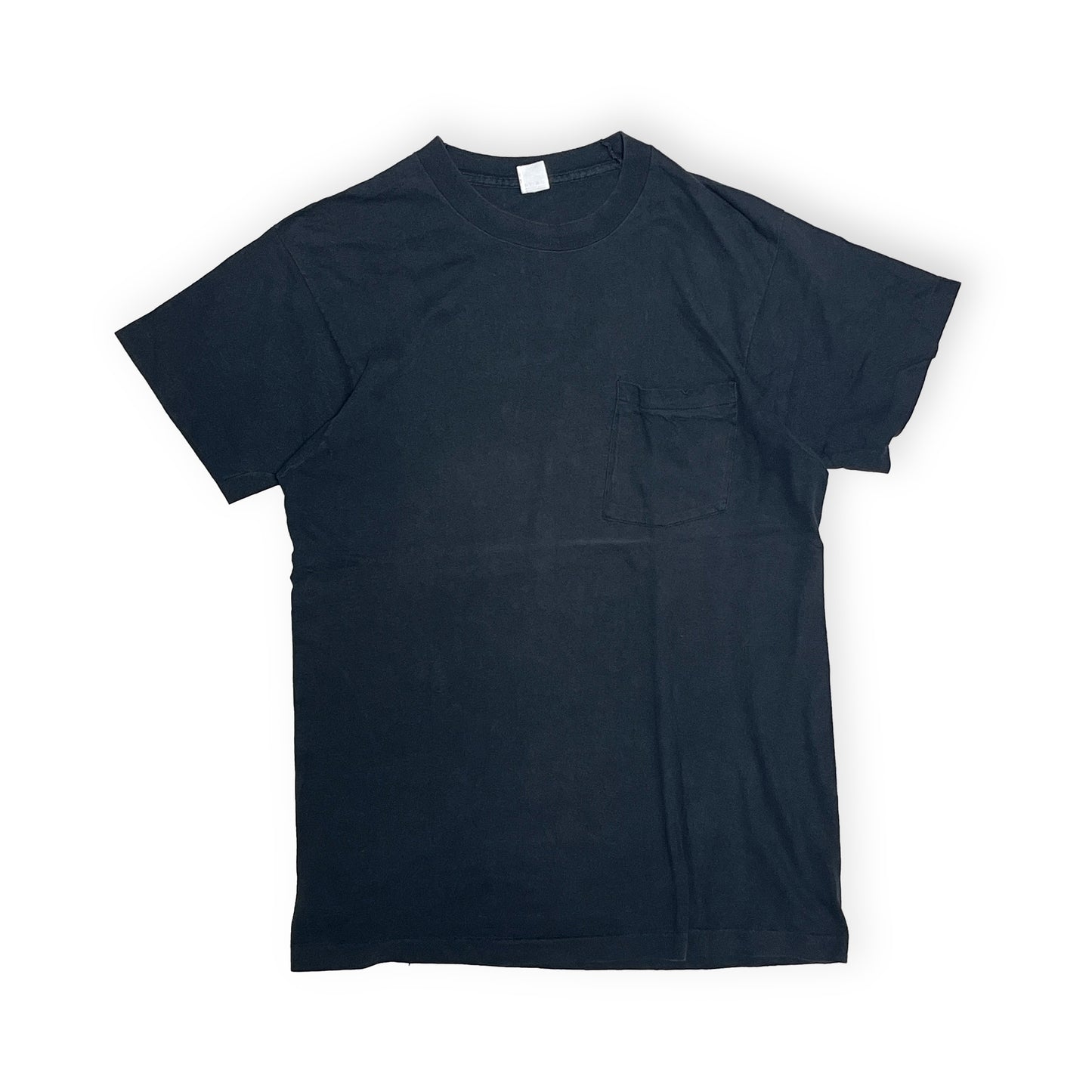 80's〜 FRUIT OF THE LOOM Pocket T Black Size (L)