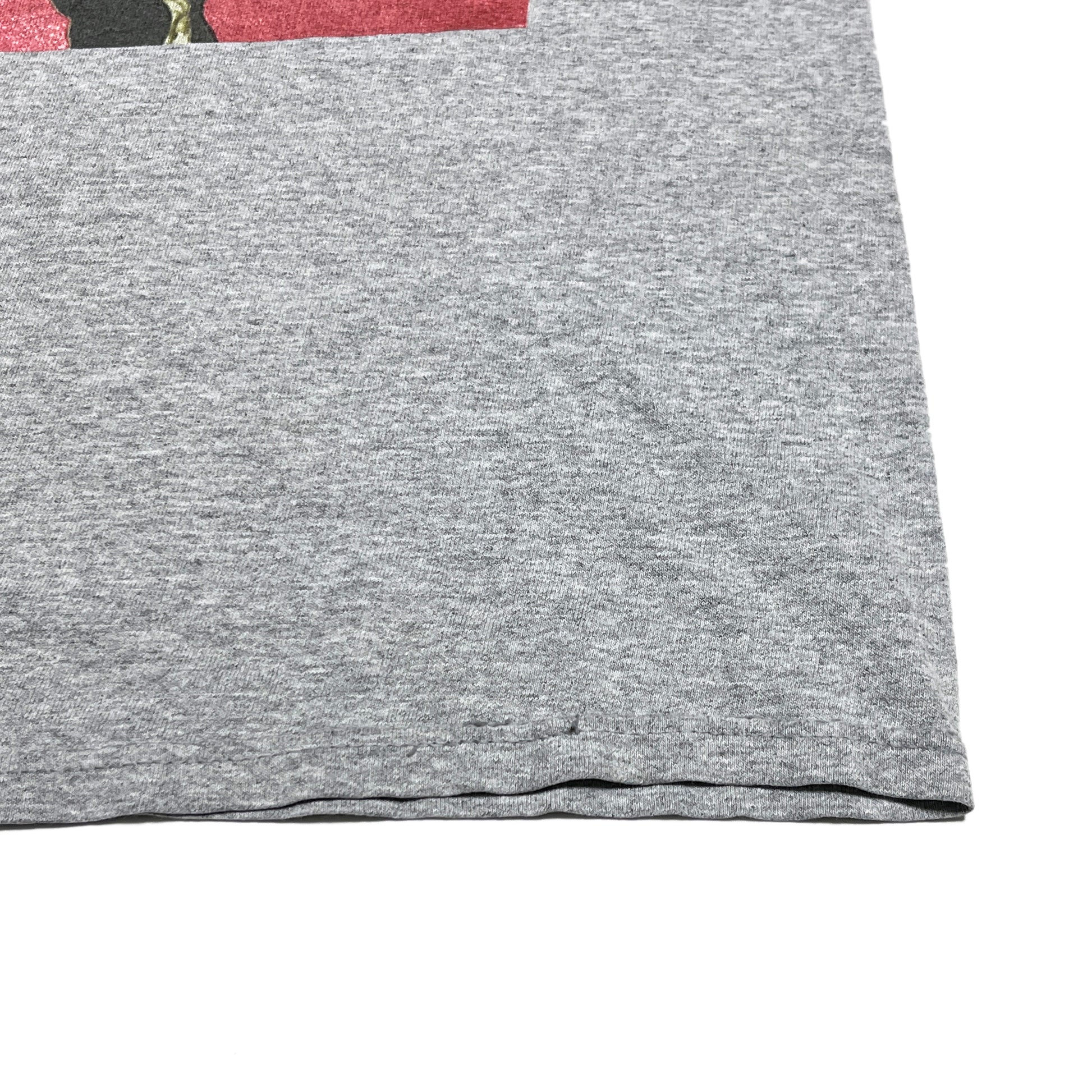 90s DELTA NOFX "Punk in Drublic" T L ディテール 灰色Tシャツの裾 プリントの端が見える