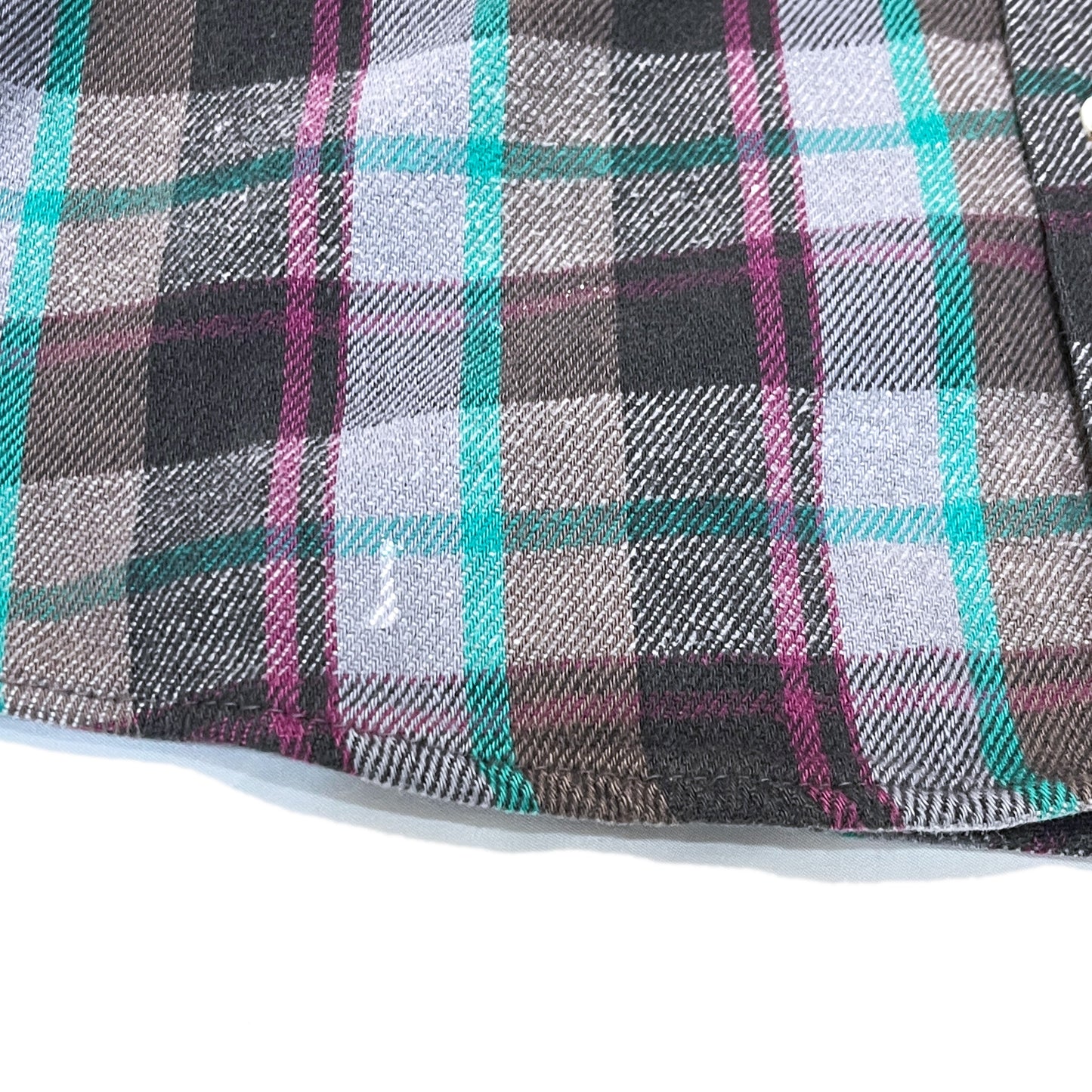 90s FIVEBROTHER Nel SH 好配色チェック L ディテール 6 50's flannel タグ 50's flannel タ