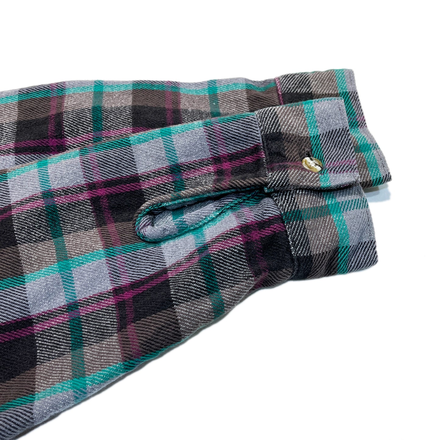 90s FIVEBROTHER Nel SH 好配色チェック L ディテール 7 50's flannel タグ 50's flannel タ