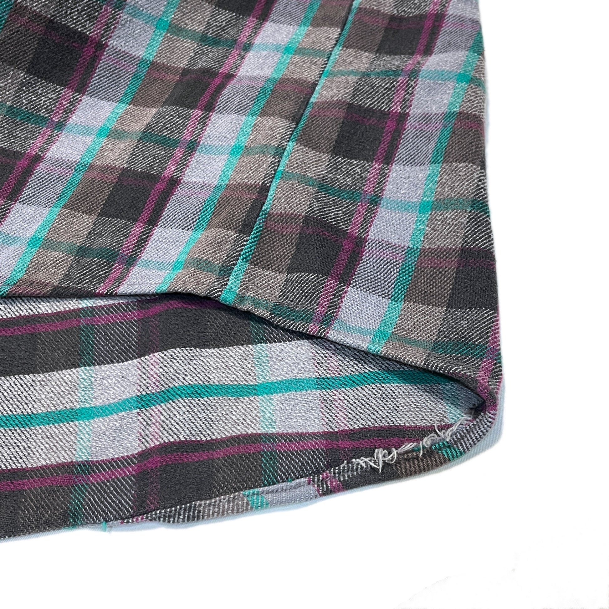 90s FIVEBROTHER Nel SH 好配色チェック L ディテール 8 50's flannel タグ 50's flannel タ