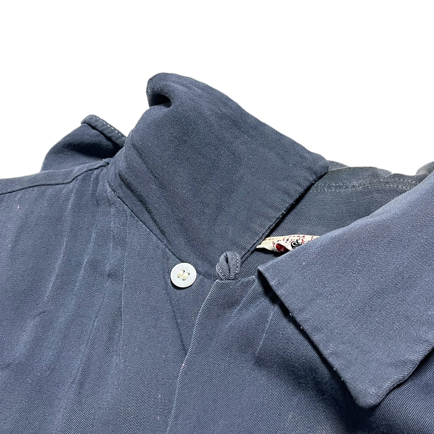 50s〜 HILTON Bowling SH L ブランドタグ 3 襟元にある'CUSTOM TAILORED'タグ