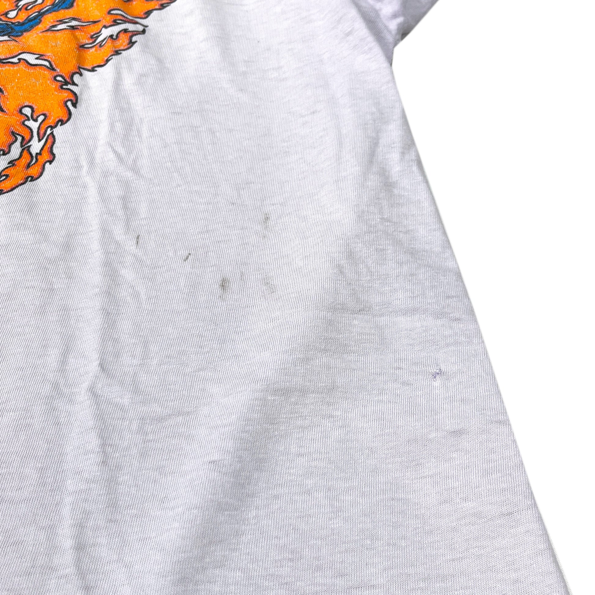 80s〜 Stedman Powell Peralta "Tommy Guerrero" T L ディテール 6 火炎のデザインプリントのディテール