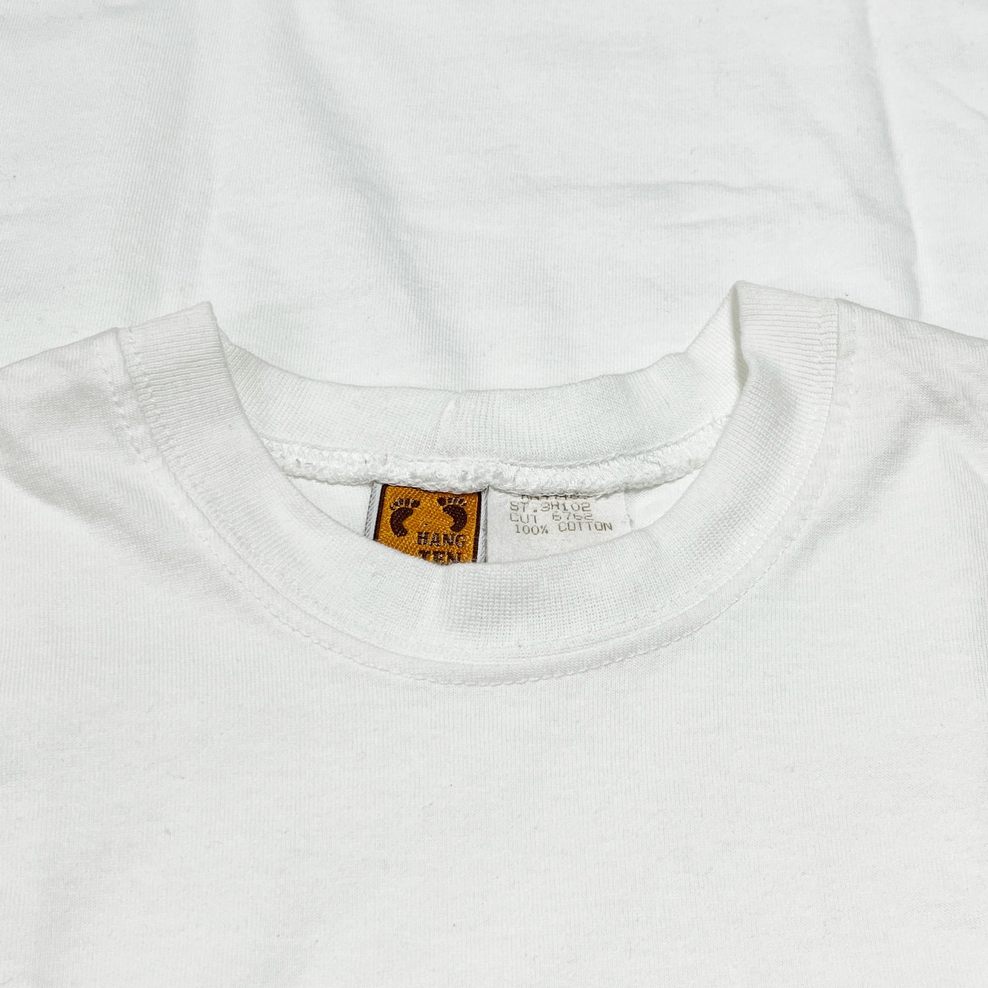 90s HANGTEN L/S T "Campbell Soup" パロディー M ブランドタグ HANGTENブランドタグ