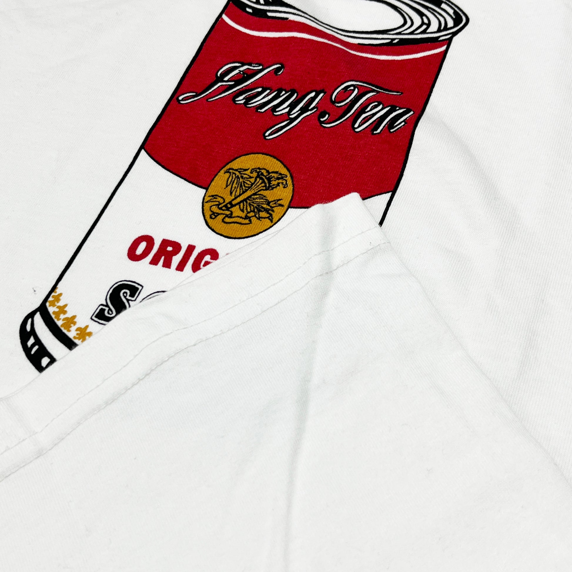 90s HANGTEN L/S T "Campbell Soup" パロディー M ディテール 2 プリントのディテールと袖口