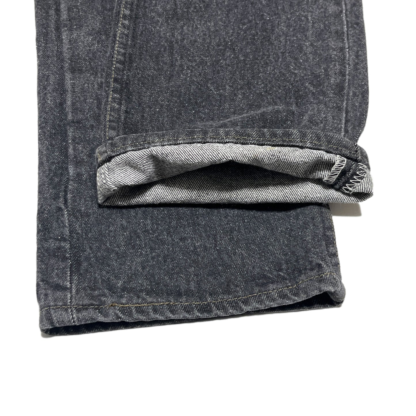 90s Levi's 501 Black Denim PT W31 L32 ディテール 袖口 内袋