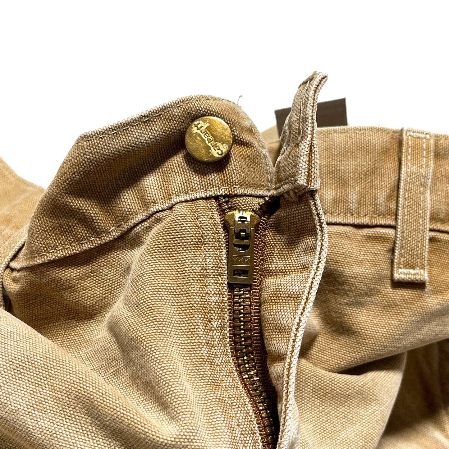 アメリカ製 Carhartt ダブルニー ダックペインターPT ペンキ飛び W33.5 L32 ブランドタグ 1 Carhartt タグ MADE IN THE USA