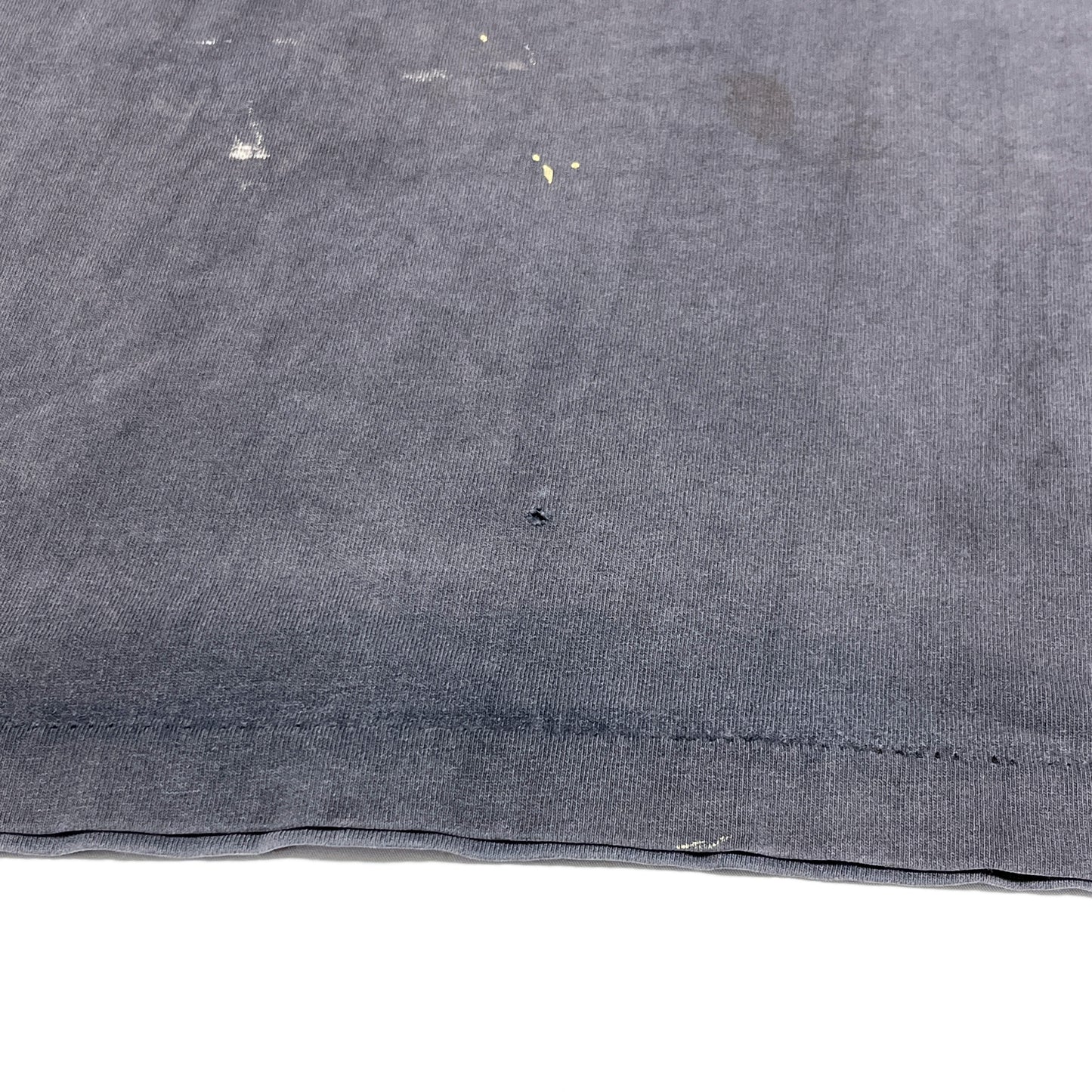 90s SOF Tee BLACK FLAG T 極上雰囲気 XL ディテール 1 グレーの素材 汚れ 摩耗