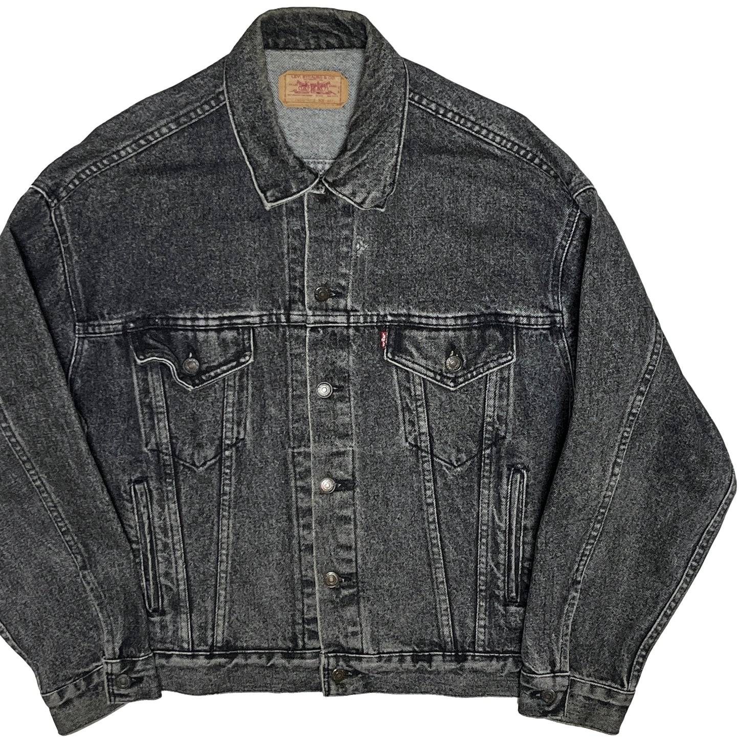 80's Levi's 70507 Black Denim JKT Size (L)
