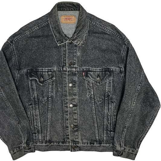 80's Levi's 70507 Black Denim JKT Size (L)
