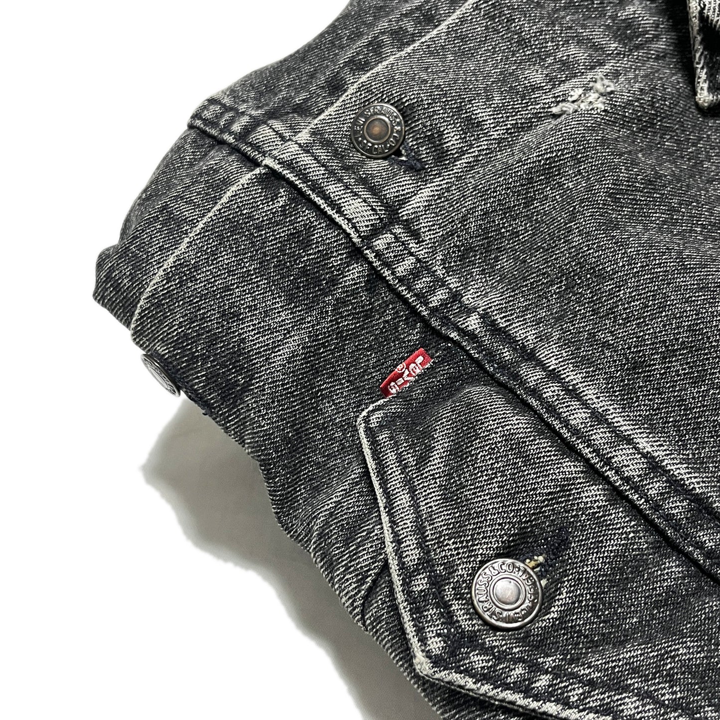 80's Levi's 70507 Black Denim JKT Size (L)