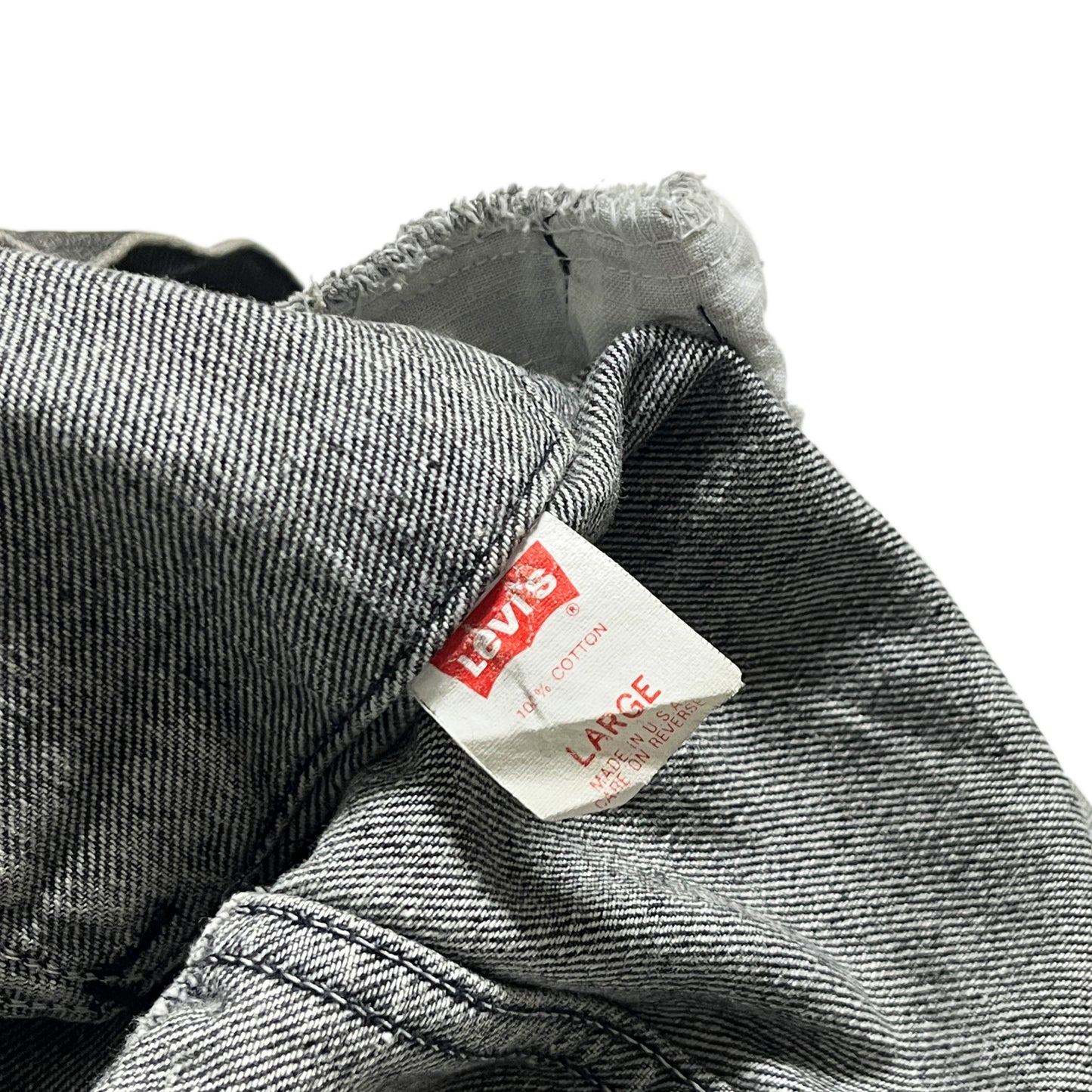 80's Levi's 70507 Black Denim JKT Size (L)