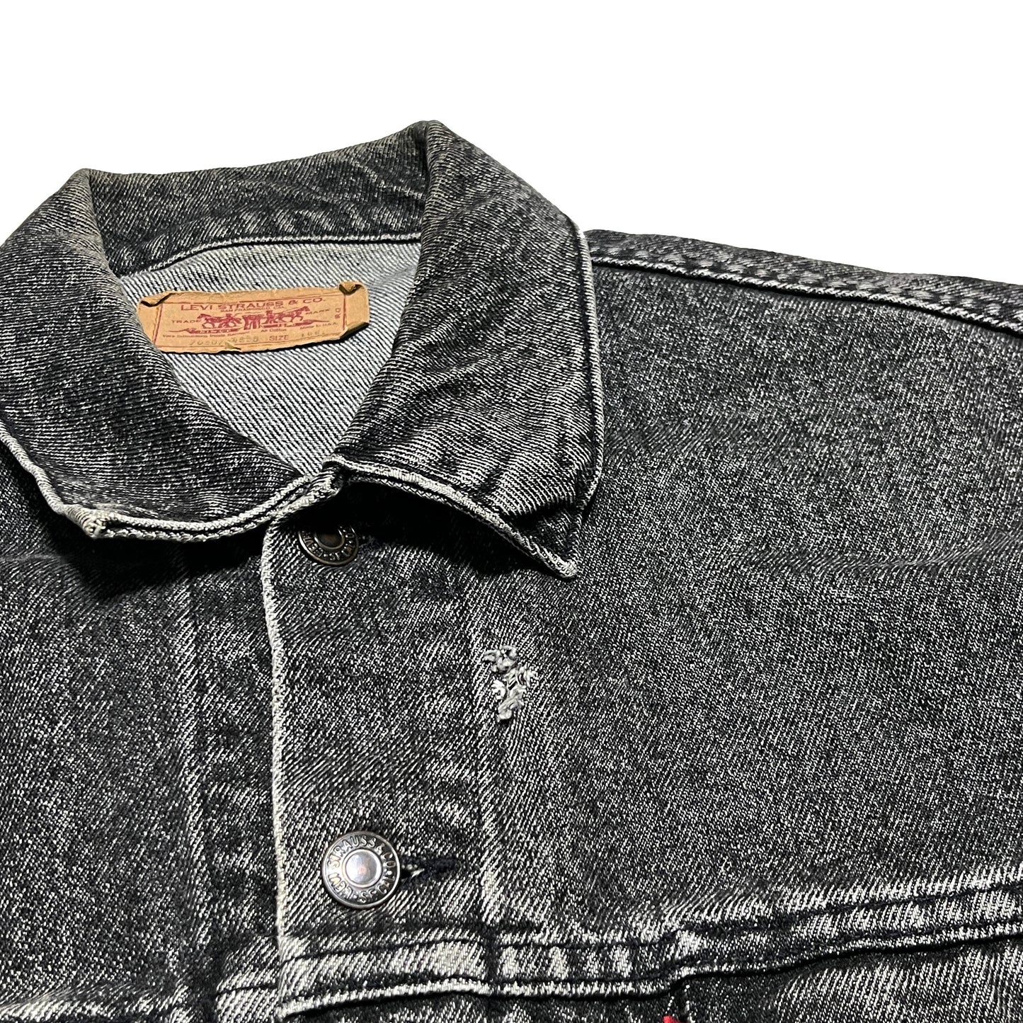 80's Levi's 70507 Black Denim JKT Size (L)