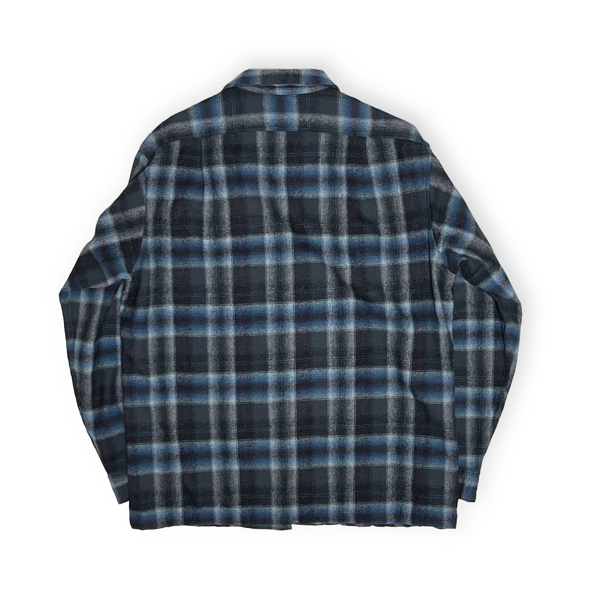 70s Pendleton Wool SH 極上配色チェック L 背面 3 70's Pendleton Wool SH 極上配色チェッ