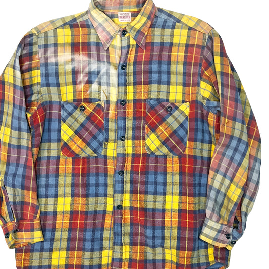 50's PENNEY'S Nel SH 好配色チェック マチ付き Size (L)