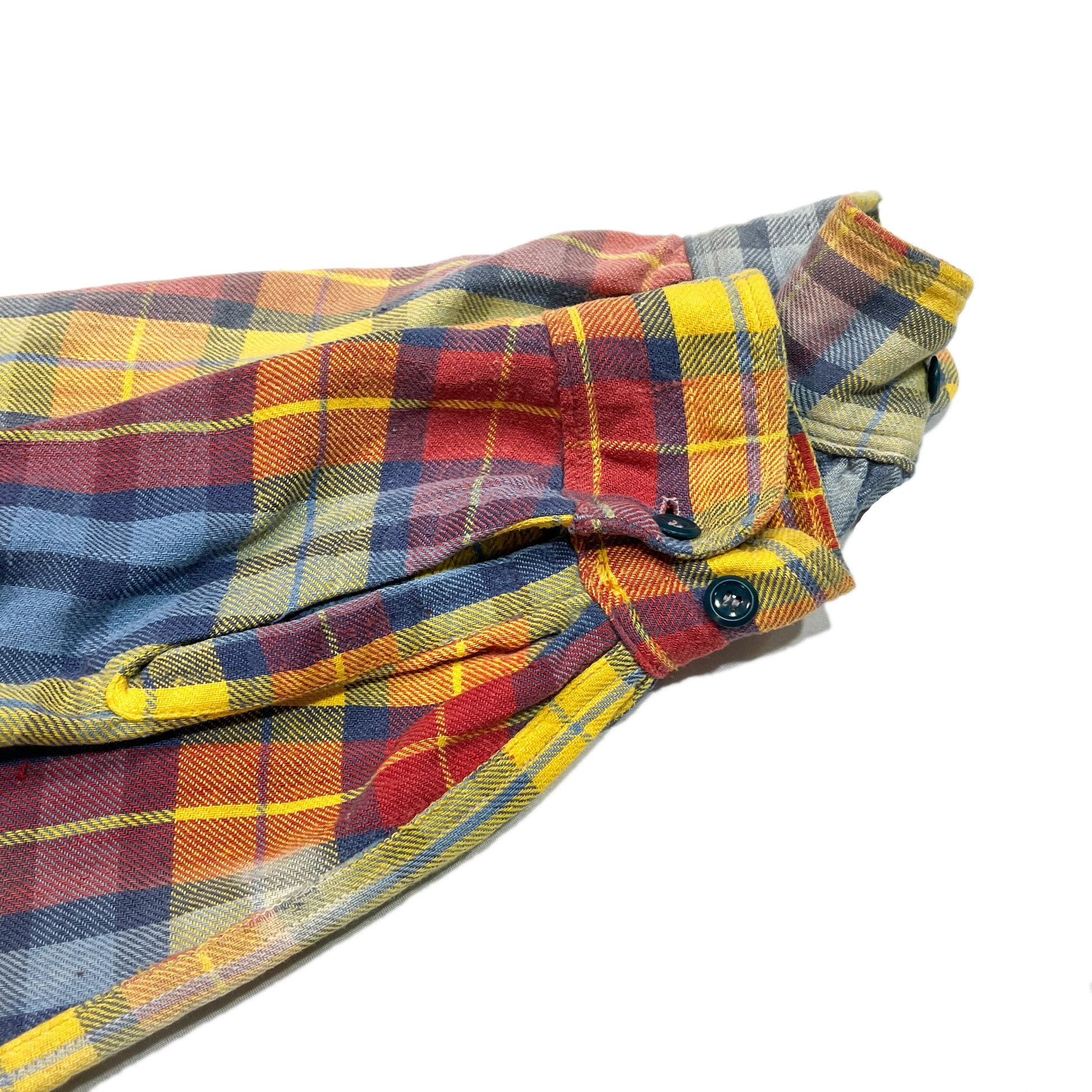 50s PENNEY'S Nel SH 好配色チェック マチ付き L ディテール 10 50's PENNEY'S Nel SH 好配色チェック マ