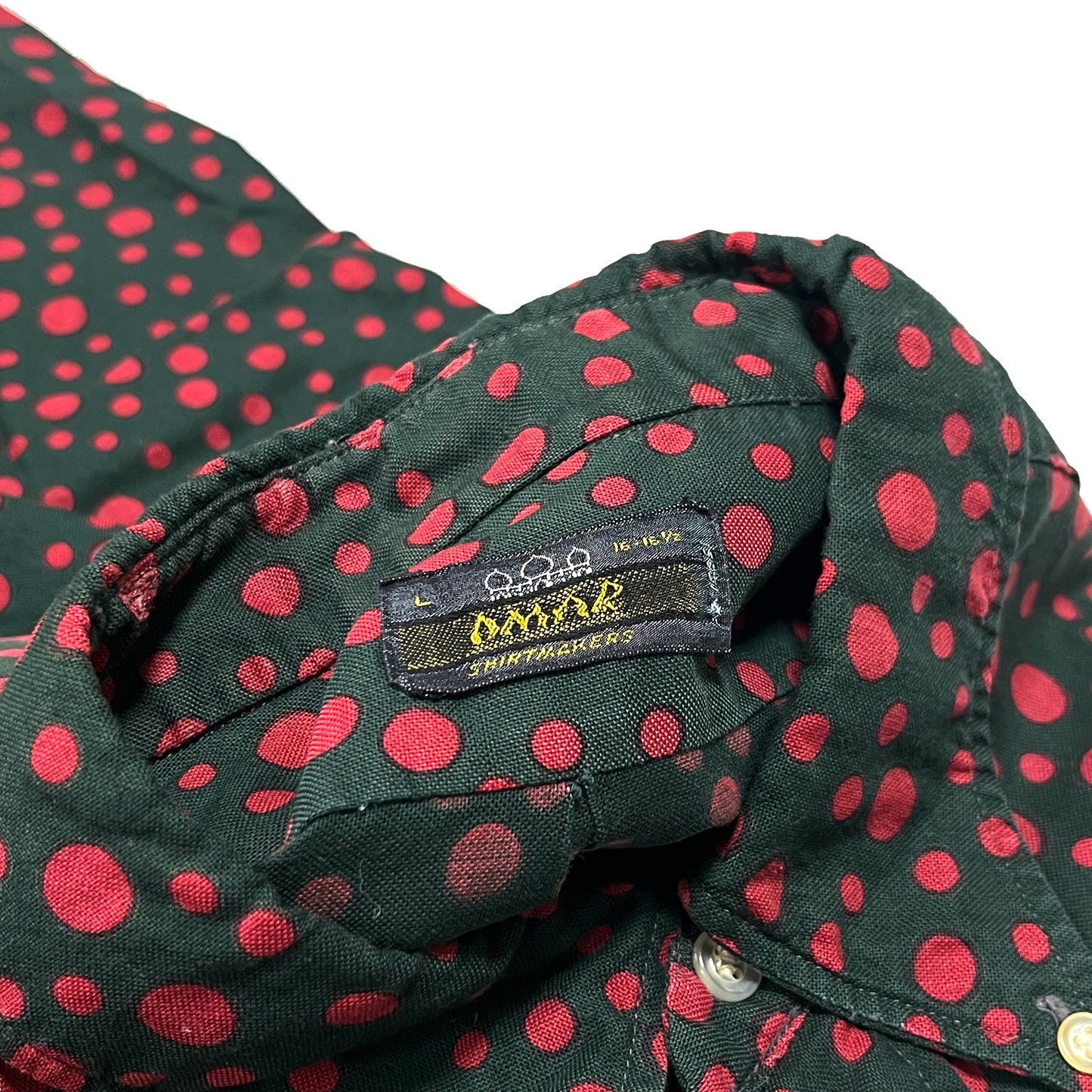 60's OMAR 3点留めボタンダウン ドット SH Size (L) スペシャル！
