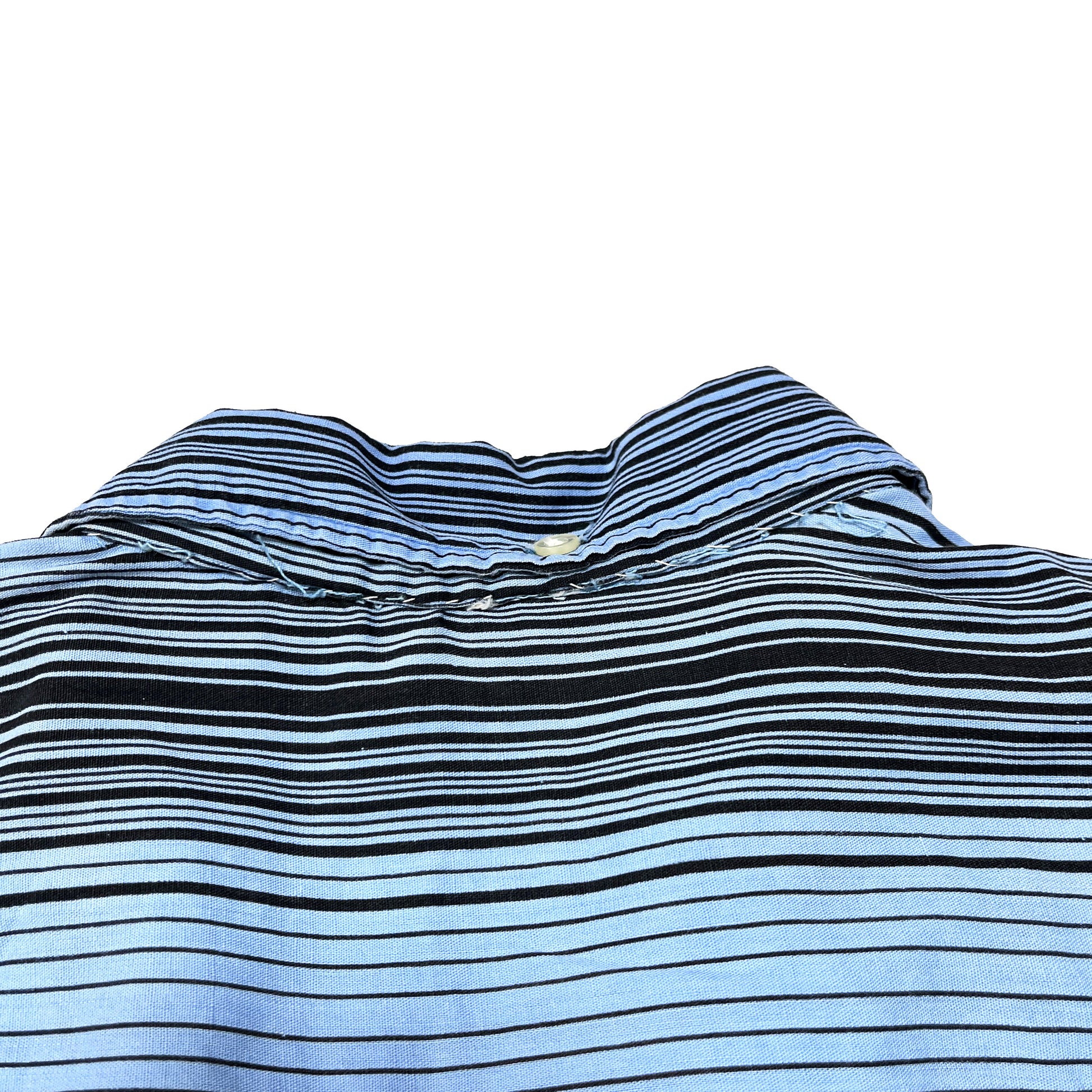 60s National Cotton L/S ストライプ SH 3点留めボタンダウン L ブランドタグ 3 National タグ