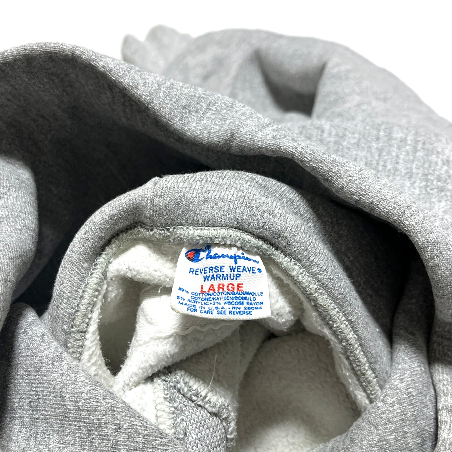 80s Champion R/W Parka "USMA 無地" L モデル着用 グレーパーカー
