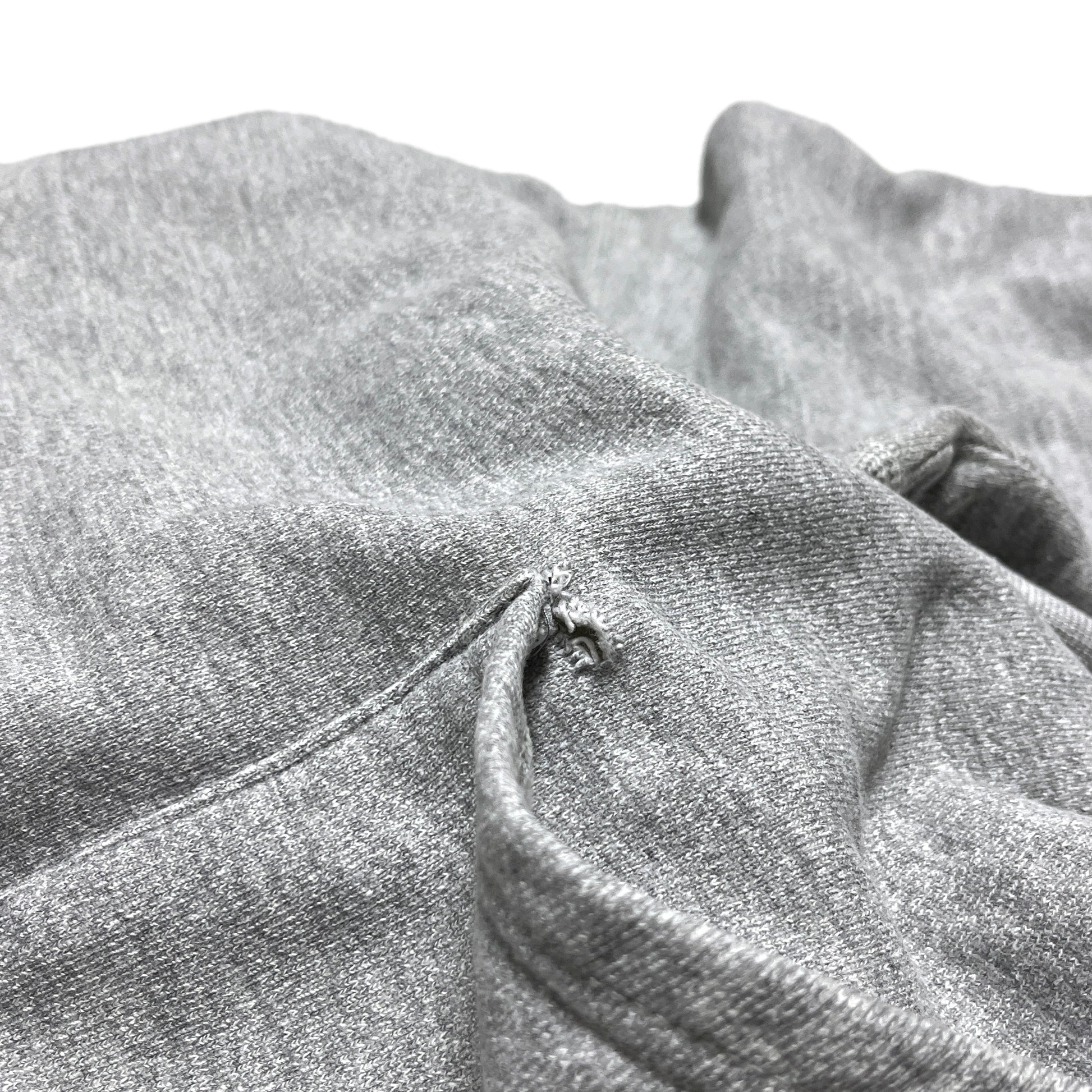 80s Champion R/W Parka "USMA 無地" L ディテール 2 フードのボタン Vネック部分