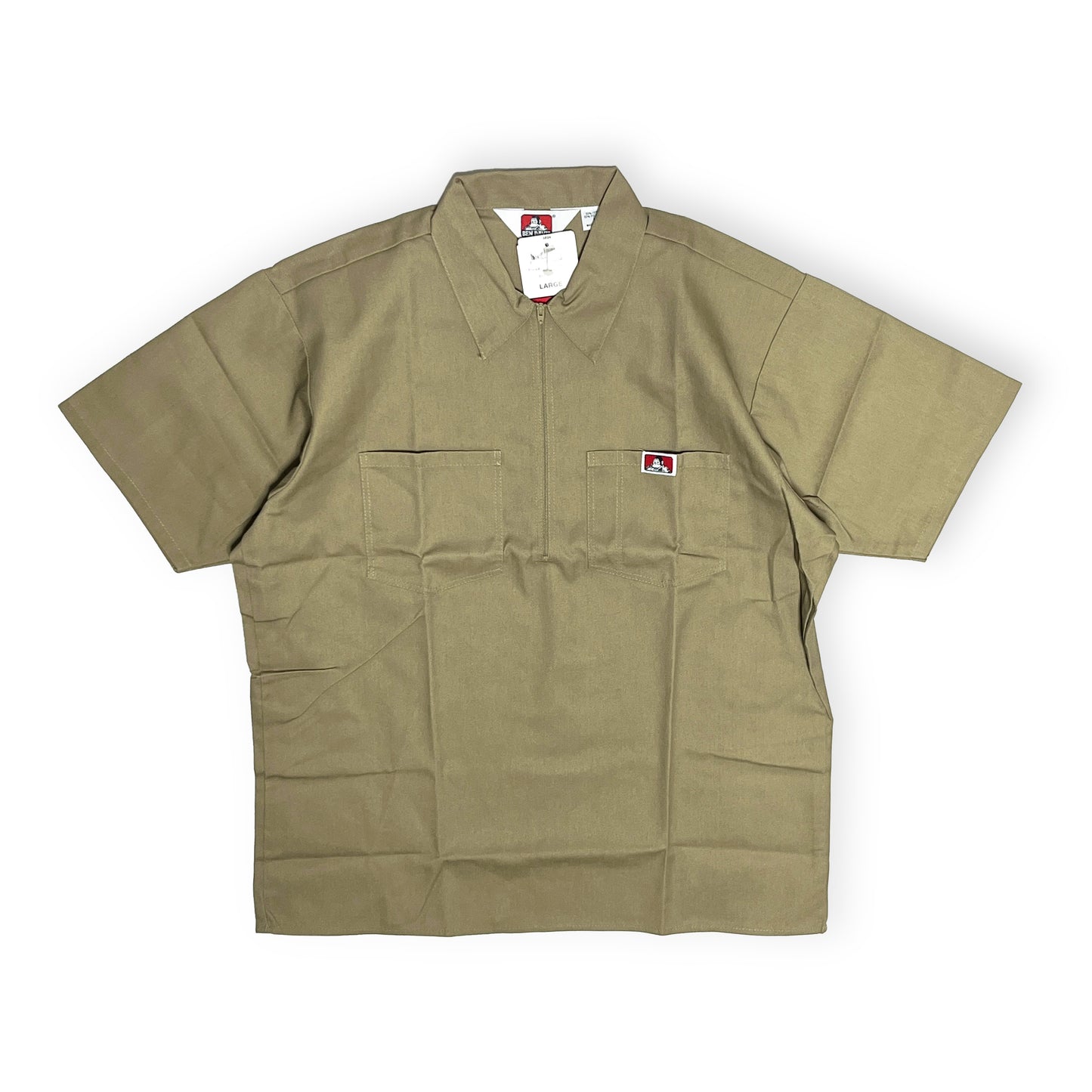 アメリカ製 Ben Davis Half Zip S/S SH Size (L) Deadstock