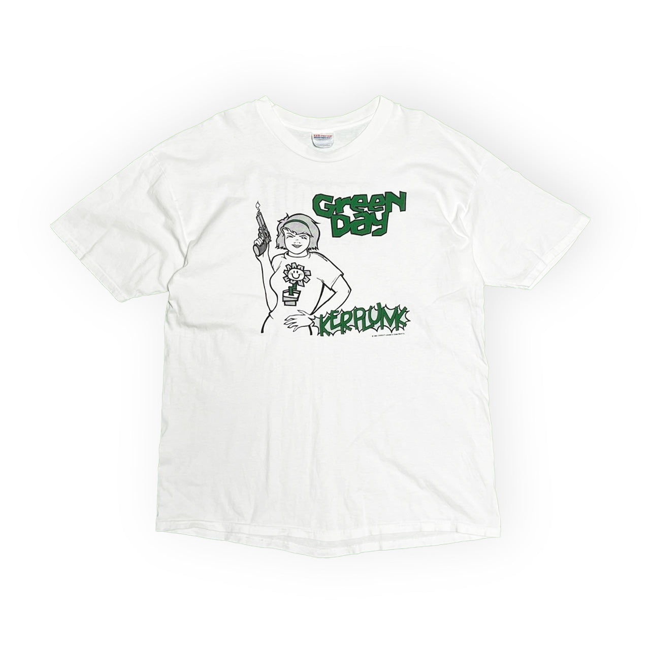 90's〜 Hanes Greenday "KERPLUNK" T 両面プリント Size (XL)