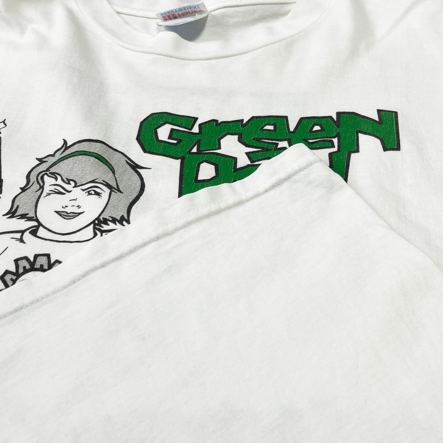 90's〜 Hanes Greenday "KERPLUNK" T 両面プリント Size (XL)