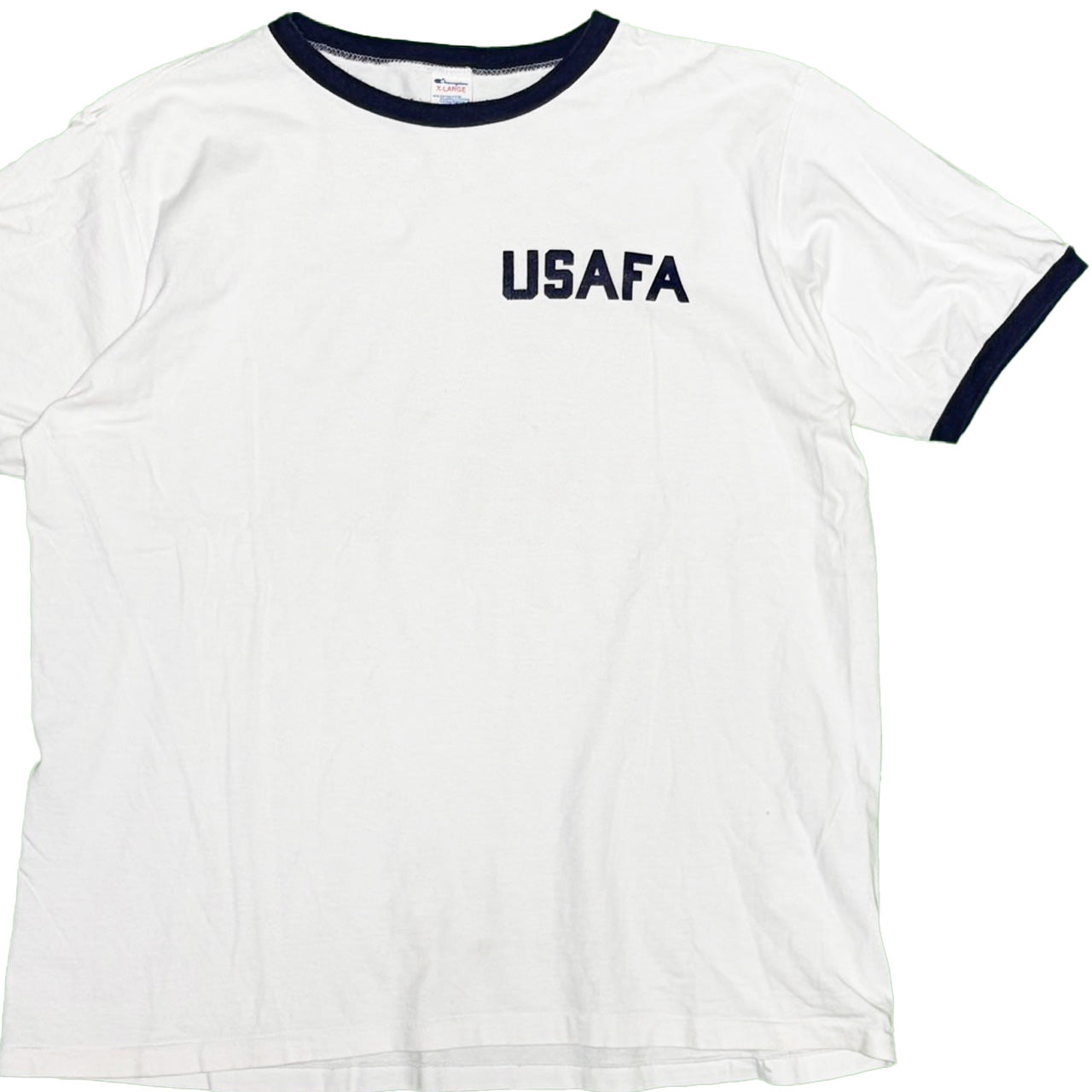 80's Champion トリコタグ Ringer T "USAFA" Size (XL)