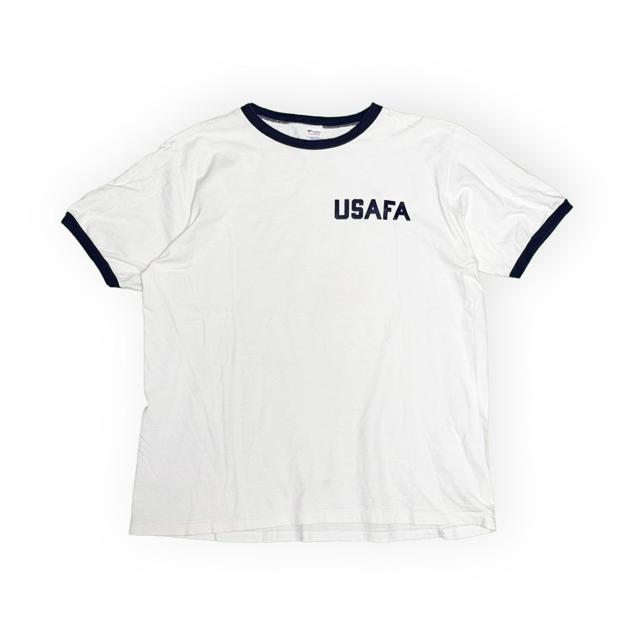 80's Champion トリコタグ Ringer T "USAFA" Size (XL)