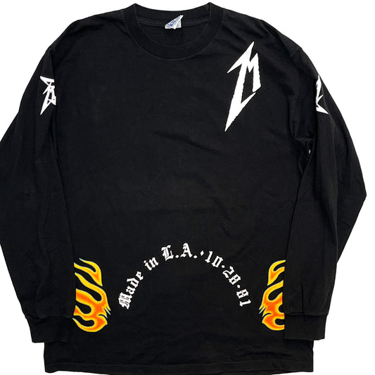 90's BASICSS Metallica L/S T "'SAN FRANCISCO 15 YEARS" Size (XL)