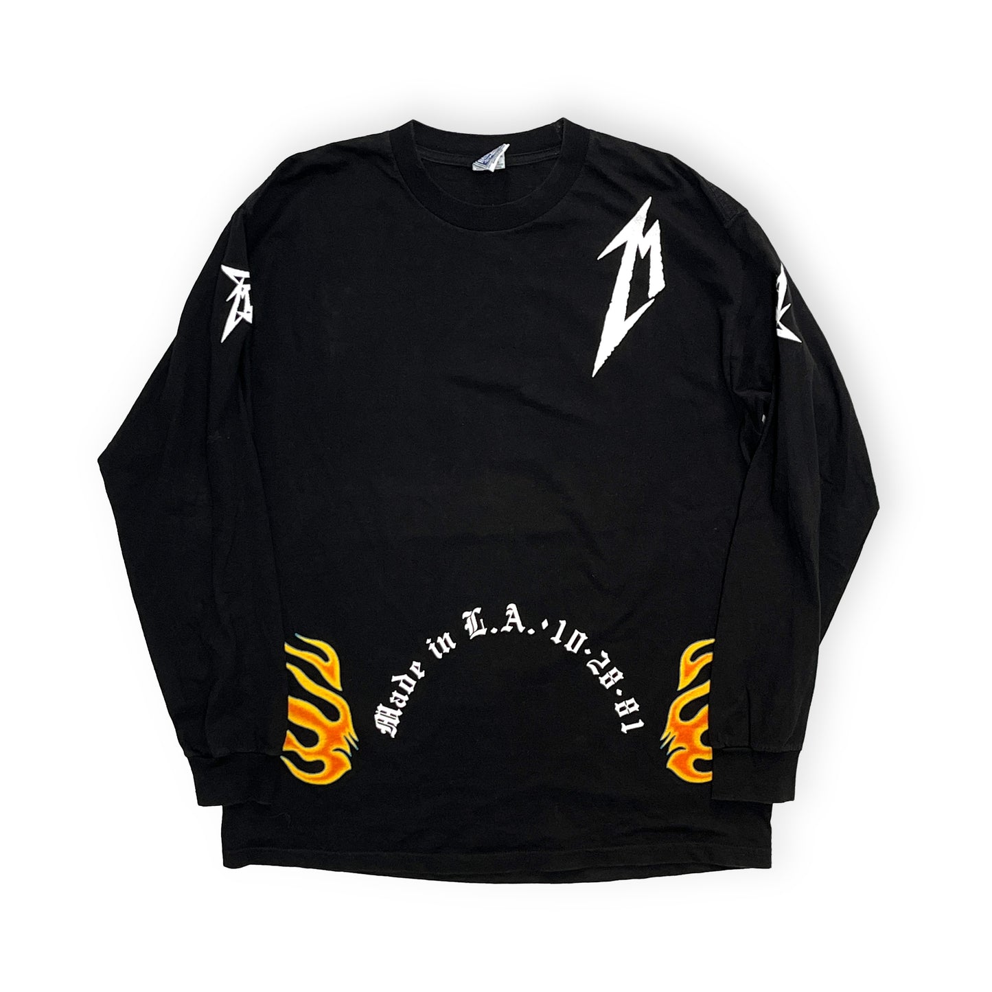 90's BASICSS Metallica L/S T "'SAN FRANCISCO 15 YEARS" Size (XL)