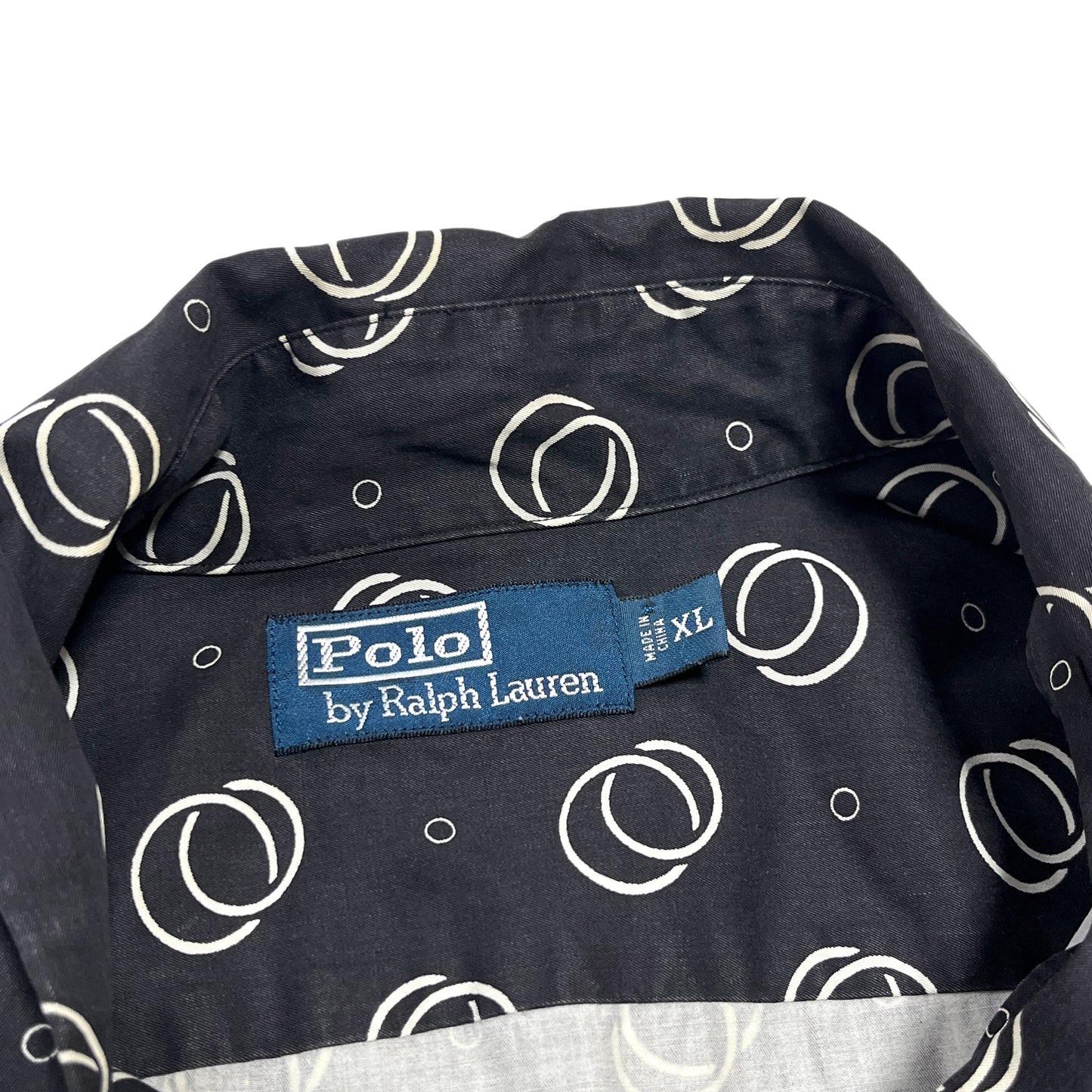 Ralph Lauren COTTON X SILK L/S SH "Atomic Pattern" Size (XL)