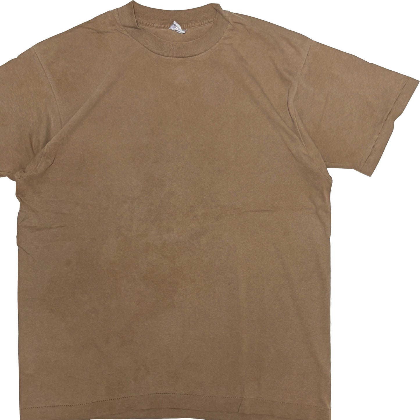 80's BVD Blank T ライトブラウン Size (XL) レアカラー！