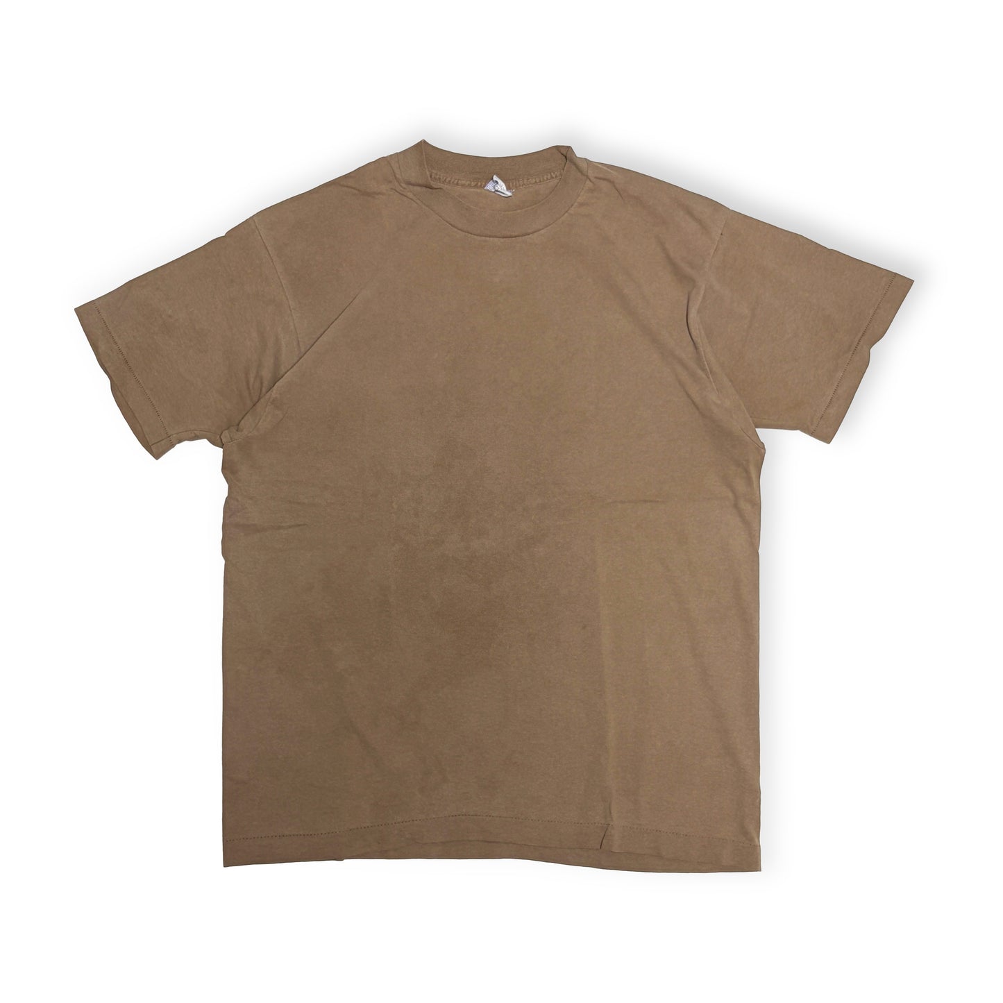 80's BVD Blank T ライトブラウン Size (XL) レアカラー！