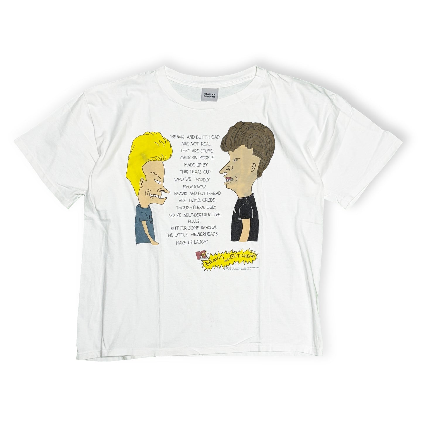 90's STANLEY DESANTIS MTV Beavis and Butt-Head T Size (XL)